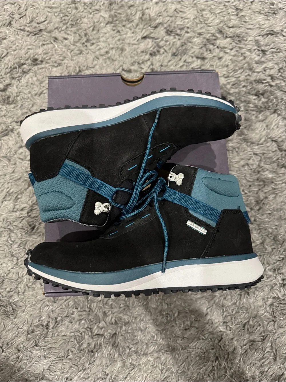 Forsake Women's Black Teal Athletic Boots